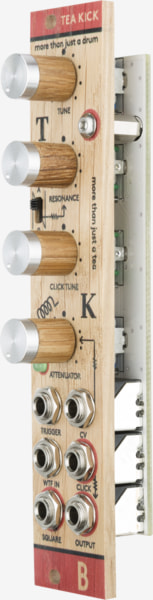 Bastl Instruments Tea Kick Eurorack Module | analog drum circuit | side view